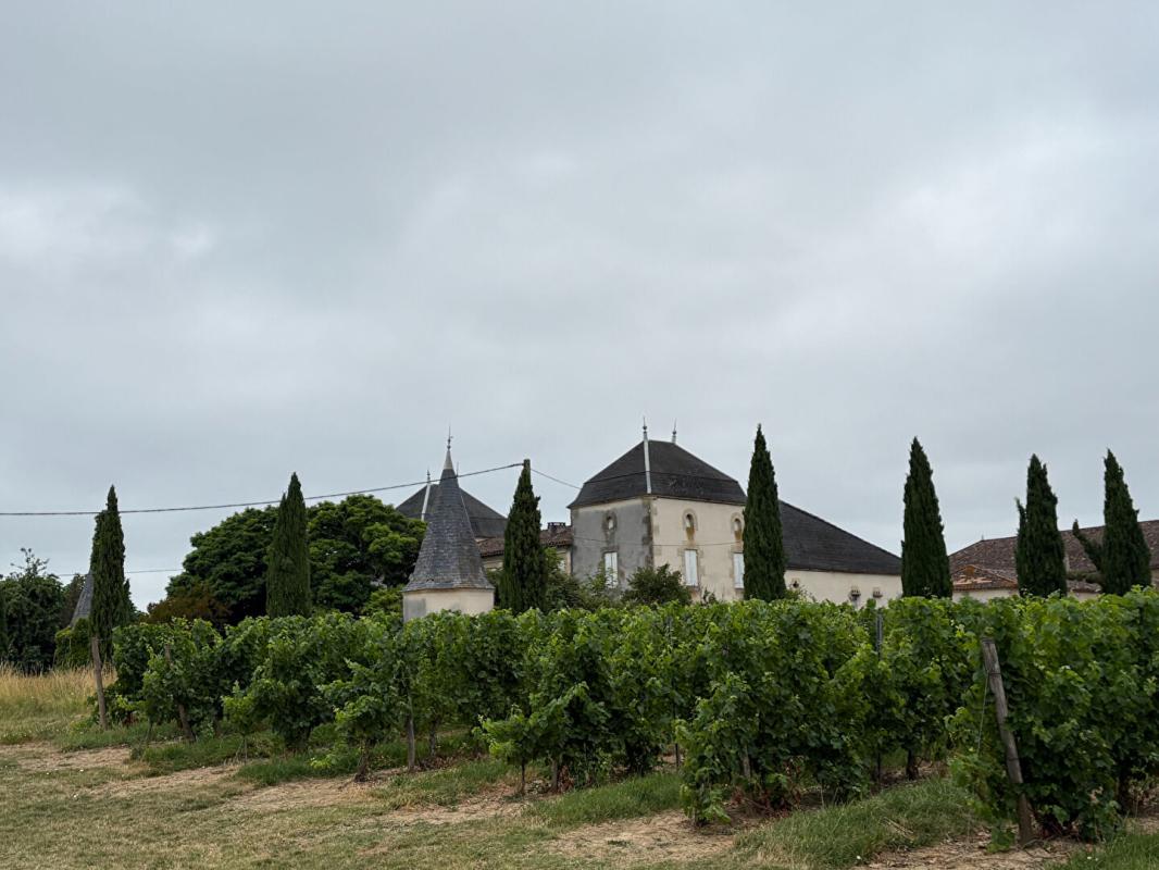MASSUGAS Château confidentiel à Massugas, dominant les côteaux, entre Pellegrue et Sauveterre de Guyenne 1