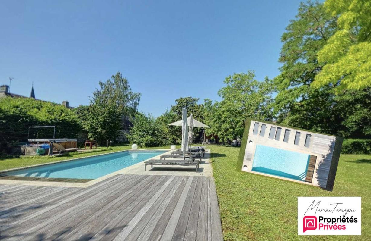 FLEURINES FLEURINES : DEMEURE DE CARACTÈRE DE 270 M² avec PISCINE CHAUFFÉE et GRAND JARDIN 18
