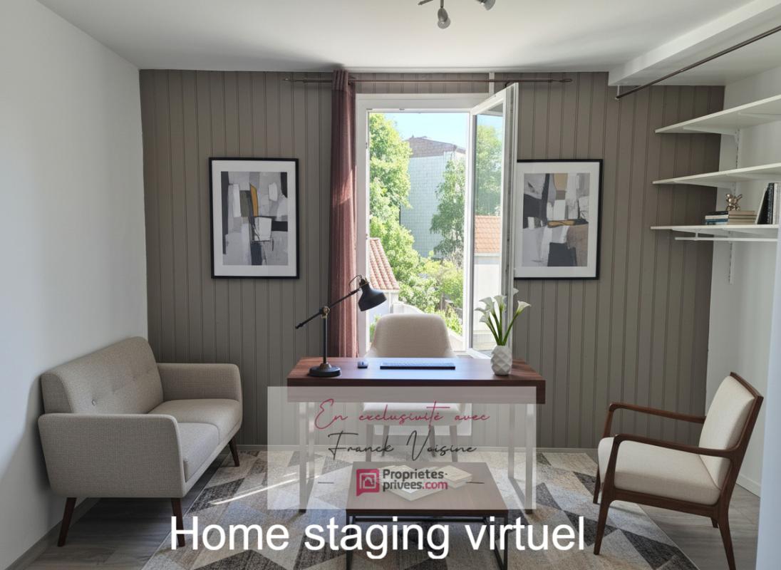 LES HERBIERS A VENDRE en Exclusivité aux Herbiers, Maison de ville de 65 m2 avec 2 chambres et cour fermée 8