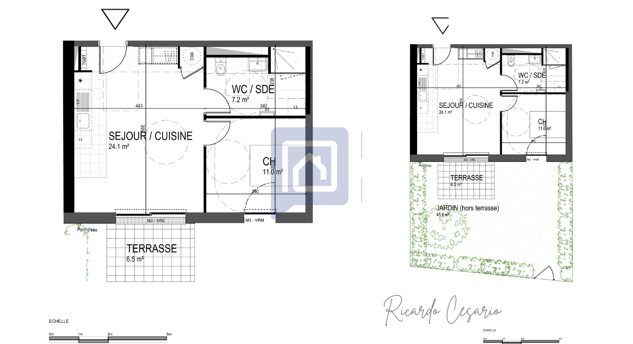 QUIMPER Quimper 29000 - Appartement 2 pièces avec jardin privatif, terrasse et parking 3