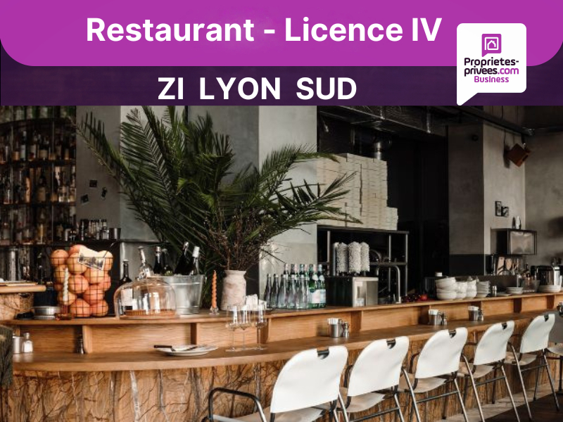 LYON-7E-ARRONDISSEMENT RESTAURANT EN ZONE INDUSTRIELLE - 120 couverts - TERRASSE - LYON SUD 1