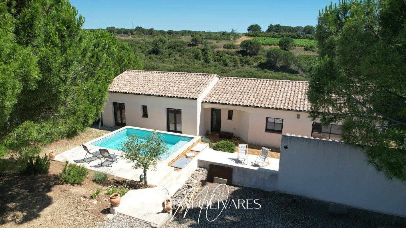 ARAGON EXCLUSIVITE ! Aragon ! Villa 6 pièce(s) 202 m2 AVEC PISCINE ET VUE EXCEPTIONNELLE ! 1